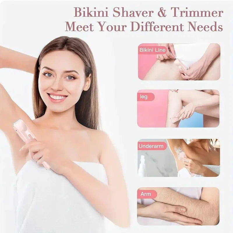 2-in-1 Smooth Glide Women's Shaver