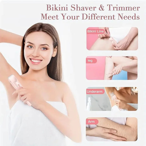 2-in-1 Smooth Glide Women's Shaver